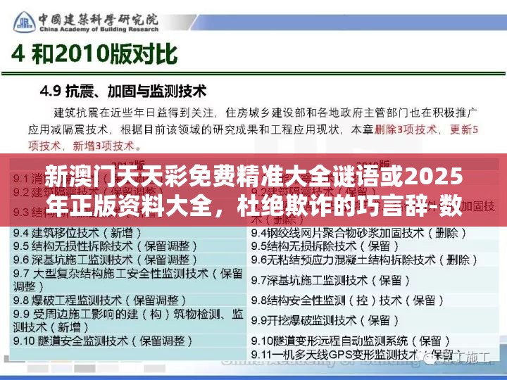 新澳门天天彩免费精准大全谜语或2025年正版资料大全，杜绝欺诈的巧言辞-数字释义、专家解析解释与落实