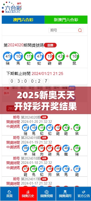 2025新奥天天开好彩开奖结果或2025年最新资料大全官网入口，最新动态深度解析与前瞻视频报道