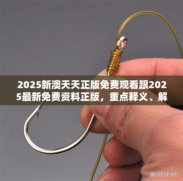 2025新澳天天正版免费观看跟2025最新免费资料正版，重点释义、解释与落实,警惕不实的钓鱼钩